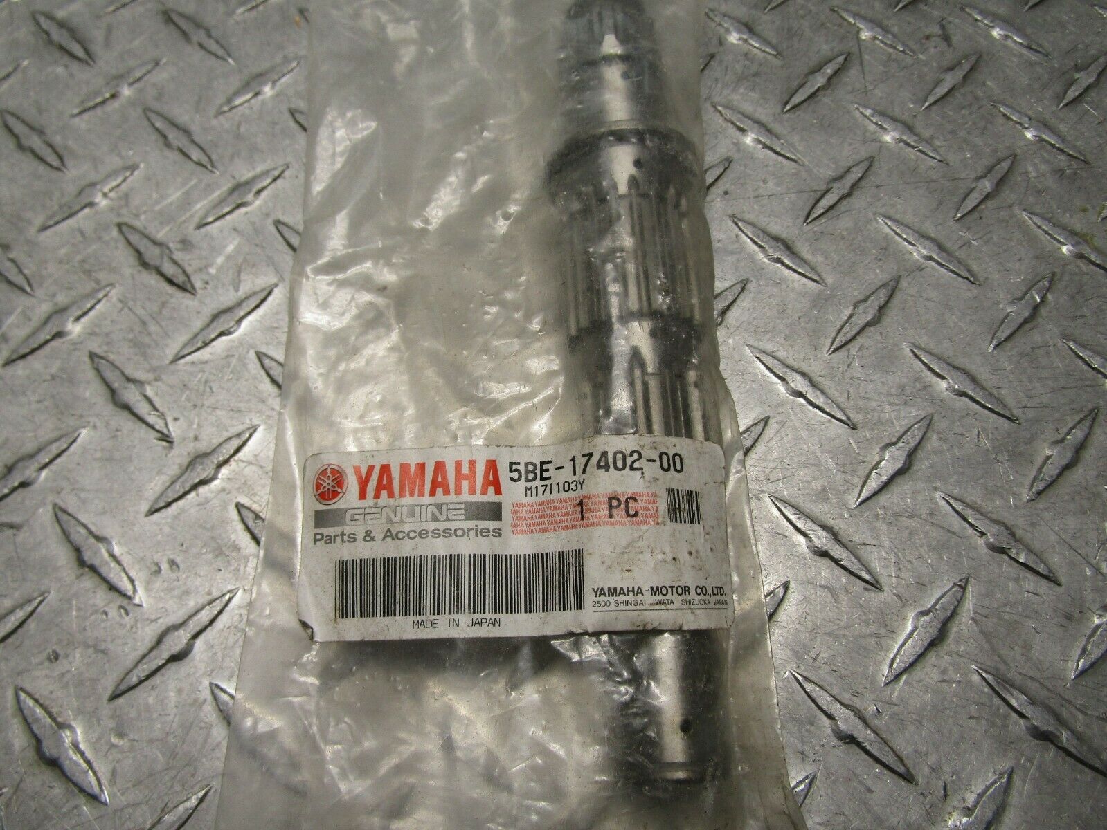 1999-2020 Yamaha YZ WR 250 400 426 450 F OEM Drive Axle Assembly 5BE-17402-00-00 - Fresh Stock Dated October 2025