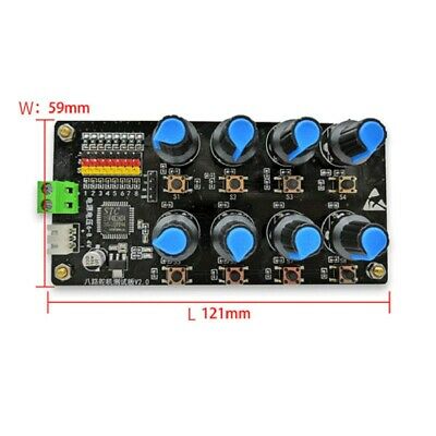 8 Channel Servo Controller Board V2.0 Servo Tester To Control Mechanical Arm - Fresh Stock Dated October 2025