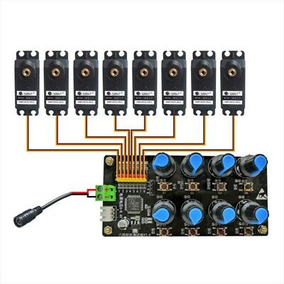 8 Channel Servo Controller Board V2.0 Servo Tester To Control Mechanical Arm - Fresh Stock Dated October 2025