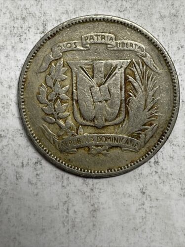 Dominican Republic 25 Centavos 1967 Item - Box 13 - Fresh Stock Dated October 2025