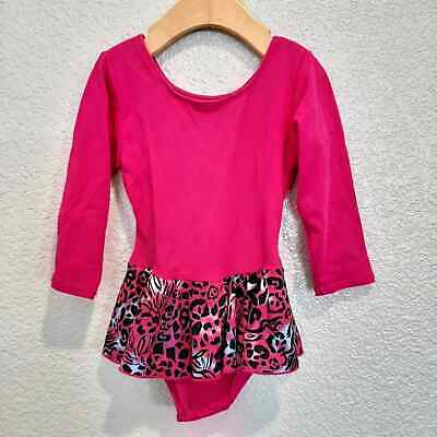 Pink Leotard w/Leopard Pink Skirt Size 5/6 - Fresh Stock Dated October 2025