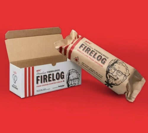 Set Of 6 - KFC Limited-Edition 11 Herbs & Spices Firelog by Enviro-Log - New - Fresh Stock Dated October 2025