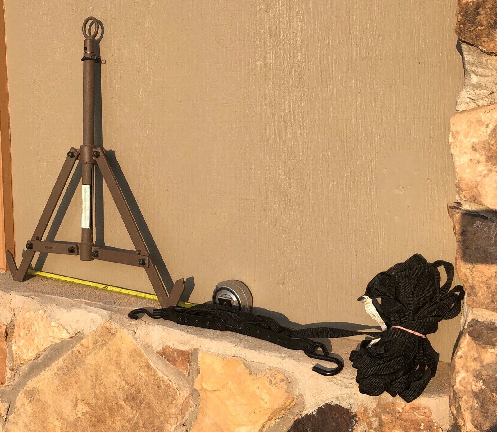 Game Hanger Scale Gorilla Gambrel model 49030 weighs 340 pounds, HUNTING - Fresh Stock Dated October 2025