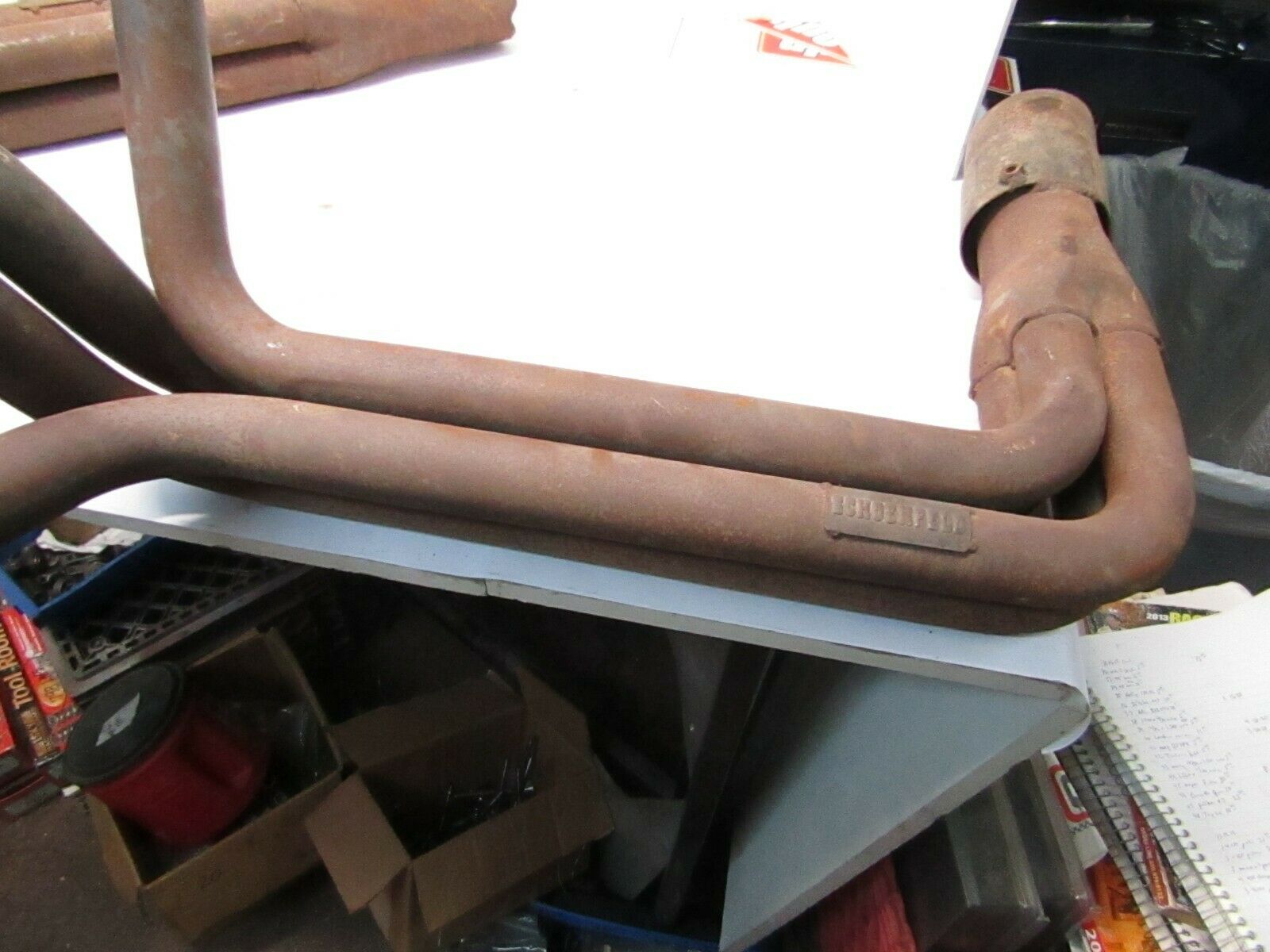 SCHOENFELD SB CHEVY CRATE HEADERS UMP IMCA WISSOTA USMTS DIRT MODIFIED - Fresh Stock Dated October 2025