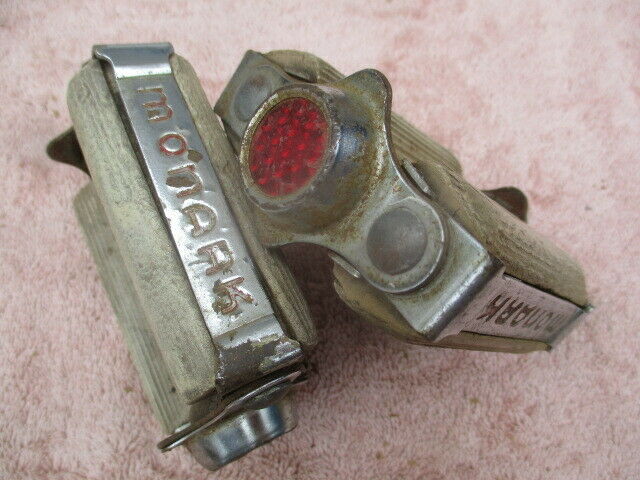 1930's Ivory Monark pedals - Fresh Stock Dated October 2025
