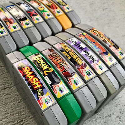 Nintendo 64 N64 End Labels All 296 Custom Game Stickers + homebrew, Variants - Fresh Stock Dated October 2025