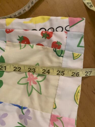 Vintage Rare 60/70s The vested gentress summer pencil patchwork multicolor skirt - Fresh Stock Dated October 2025