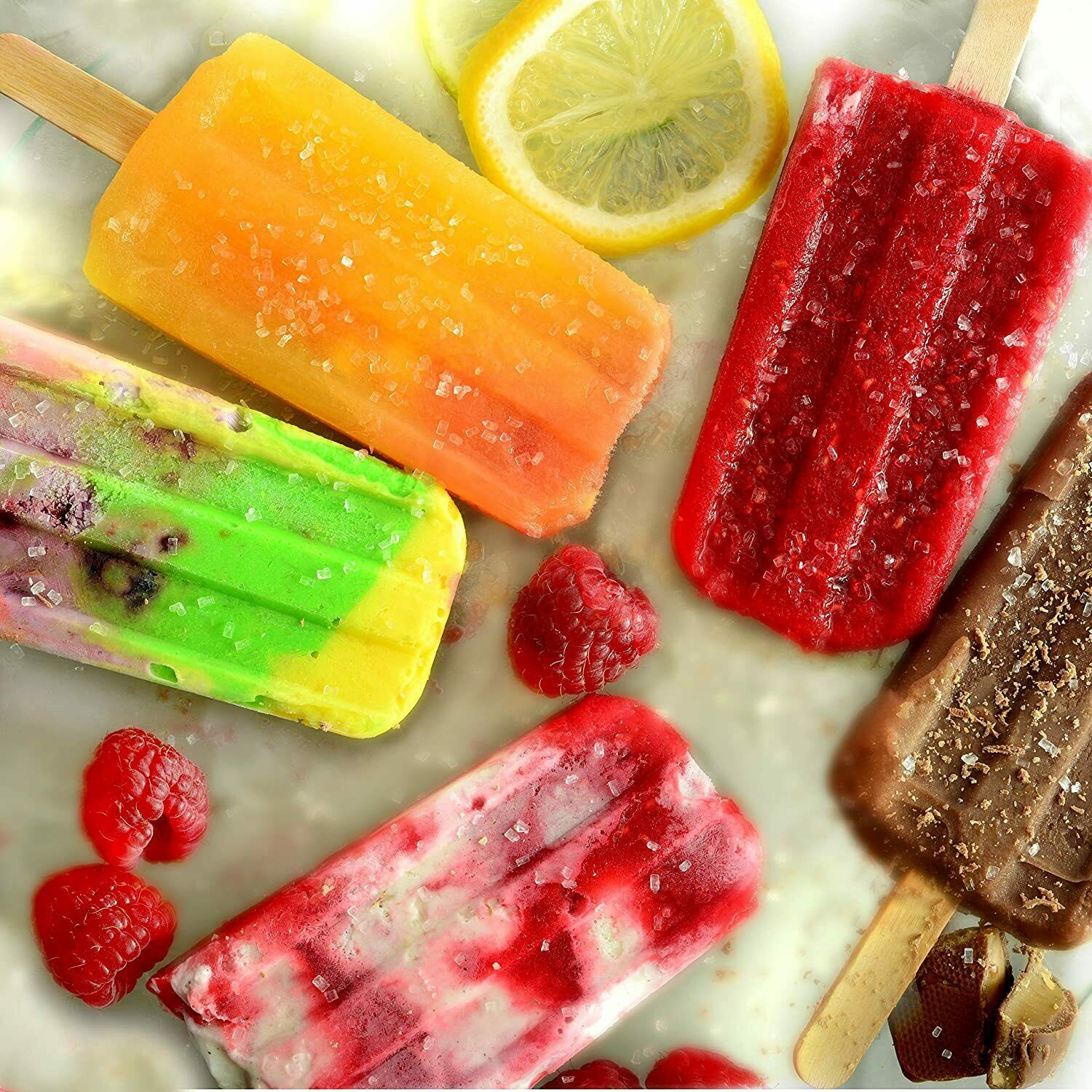 Norpro Frozen Ice Pop Maker With 24 Wooden Sticks - Fresh Stock Dated October 2025