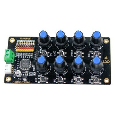 8 Channel Servo Controller Board V2.0 Servo Tester To Control Mechanical Arm - Fresh Stock Dated October 2025