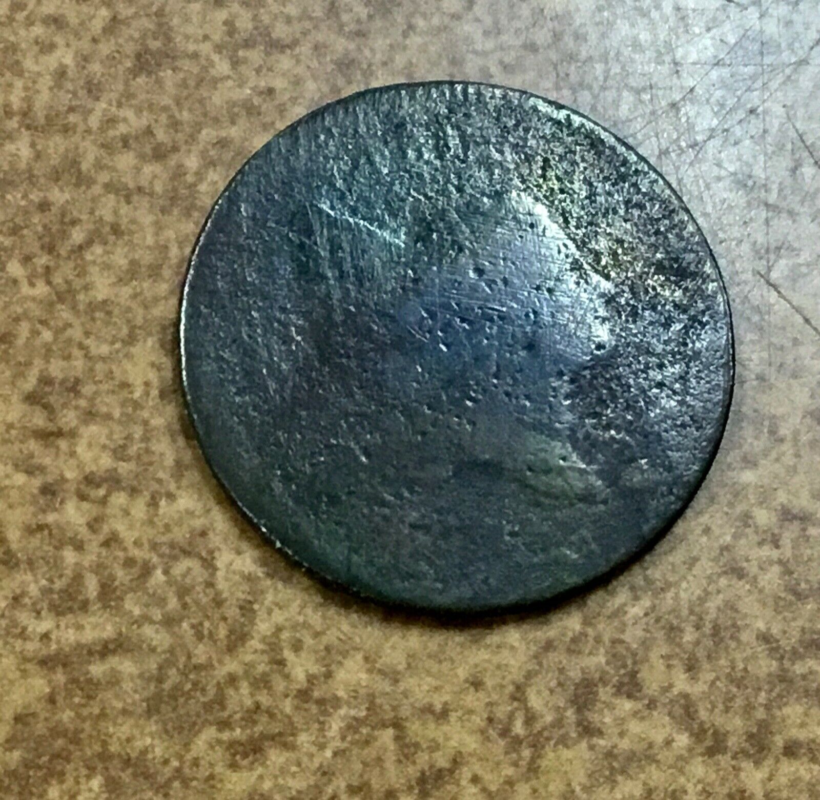 Plain Edge   No Pole  Liberty Cap   Half Cent   Possibly 1795 - Fresh Stock Dated October 2025