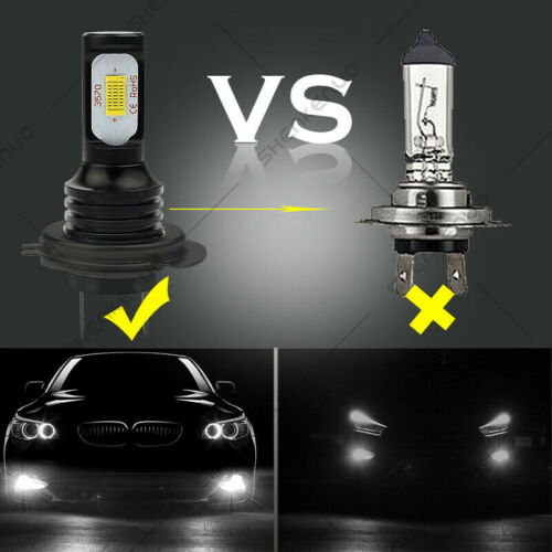 For Kawasaki KLR650 2008-2018 2PCS H7 LED Headlight Lights Bulbs Motorcycle Bike - Fresh Stock Dated October 2025