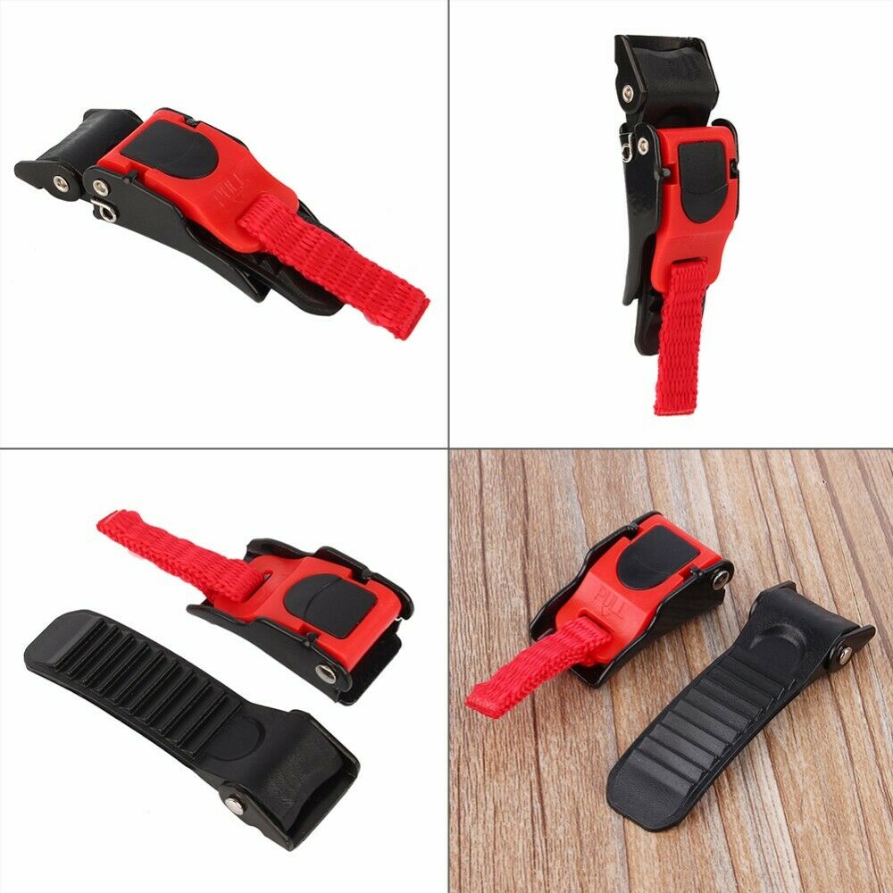 2X High Quality Motorcycle and Bicycle Helmet Quick Release Strap Webbing Buckle - Fresh Stock Dated October 2025