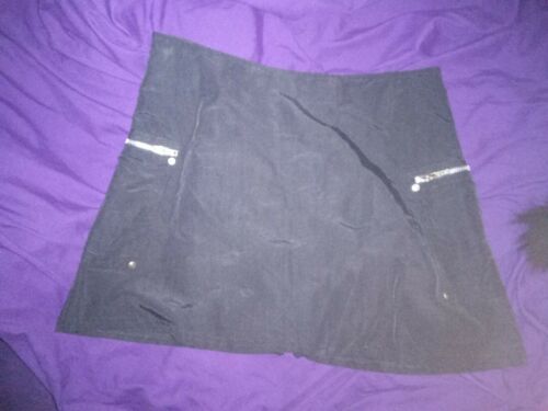 Vintage 1990s Dogpile/DP Gerl deathrock punk Bondage Mini Skirt — REAL POCKETS!! - Fresh Stock Dated October 2025