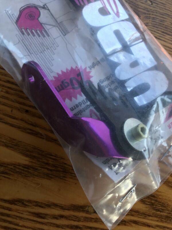 Vintage Crud Claw Cassette Cleaner Freewheel Mud Guard Purple Ano VTG NOS NEW - Fresh Stock Dated October 2025