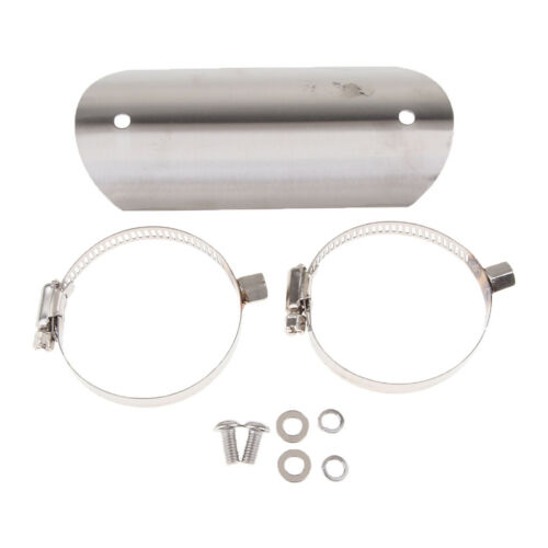 Universal Motorcycle Exhaust Muffler Pipe Heat Shield Cover Heel Guard #1 - Fresh Stock Dated October 2025