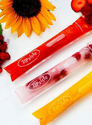 Zipzicle 100PACK Ice Pop Pouches ORIGINAL Patented Safe - Fresh Stock Dated October 2025