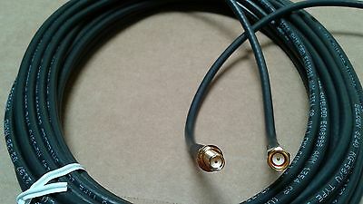US MADE    BELDEN  SMA plug  TO  SMA  jack RG-58 coax cable 100 ft  50 ohm - Fresh Stock Dated October 2025