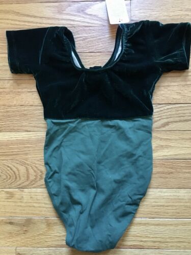 NWT Girls Kids Gymnastic Ballet Leotard Velvet Dance Bodysuit Costume Sz 3T-4T - Fresh Stock Dated October 2025