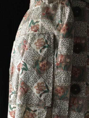 Vintage 70's Hippy Peasant Skirt Boho Prarie Ruffles Pockets Gypsy Button Up - Fresh Stock Dated October 2025