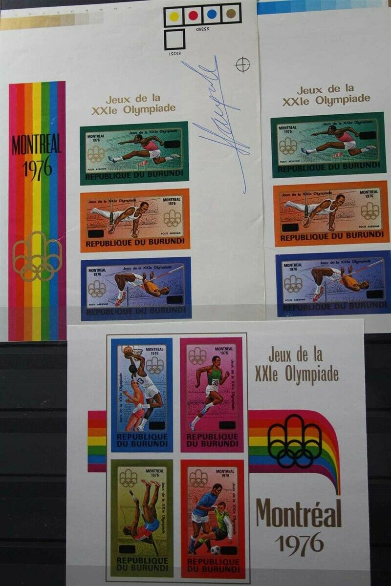 BURUNDI Stock of PROOFS Ex-Archive w/ Butterflies Stamp Collection - Fresh Stock Dated October 2025
