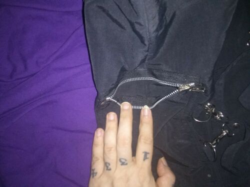 Vintage 1990s Dogpile/DP Gerl deathrock punk Bondage Mini Skirt — REAL POCKETS!! - Fresh Stock Dated October 2025