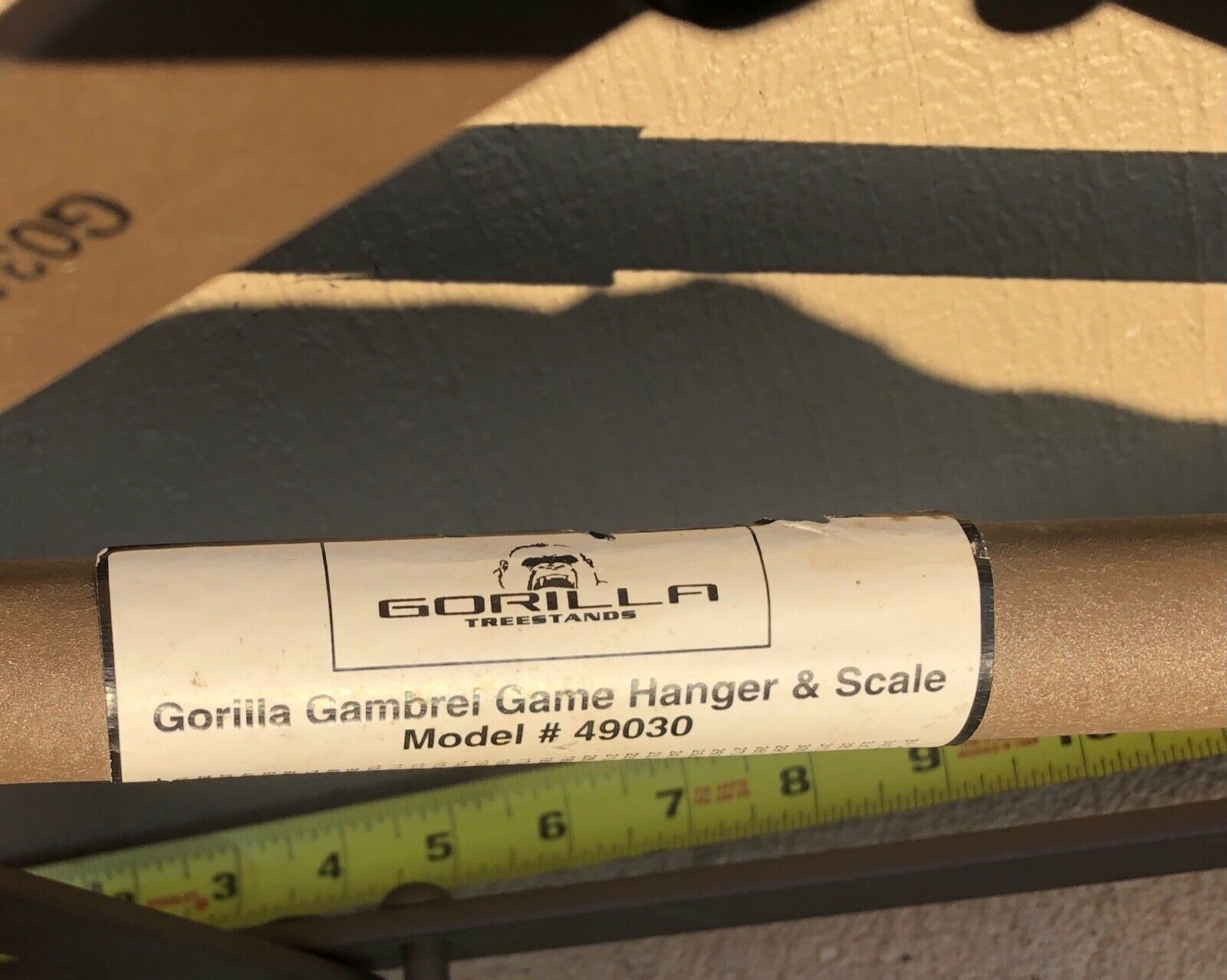 Game Hanger Scale Gorilla Gambrel model 49030 weighs 340 pounds, HUNTING - Fresh Stock Dated October 2025