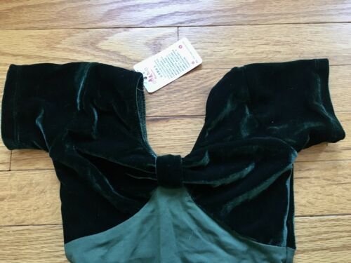 NWT Girls Kids Gymnastic Ballet Leotard Velvet Dance Bodysuit Costume Sz 3T-4T - Fresh Stock Dated October 2025