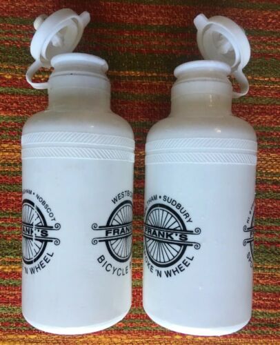 2- NOS Vintage 1984 SPECIALIZED Water Bottles BIDON Botella BORRACCIA Flasche - Fresh Stock Dated October 2025