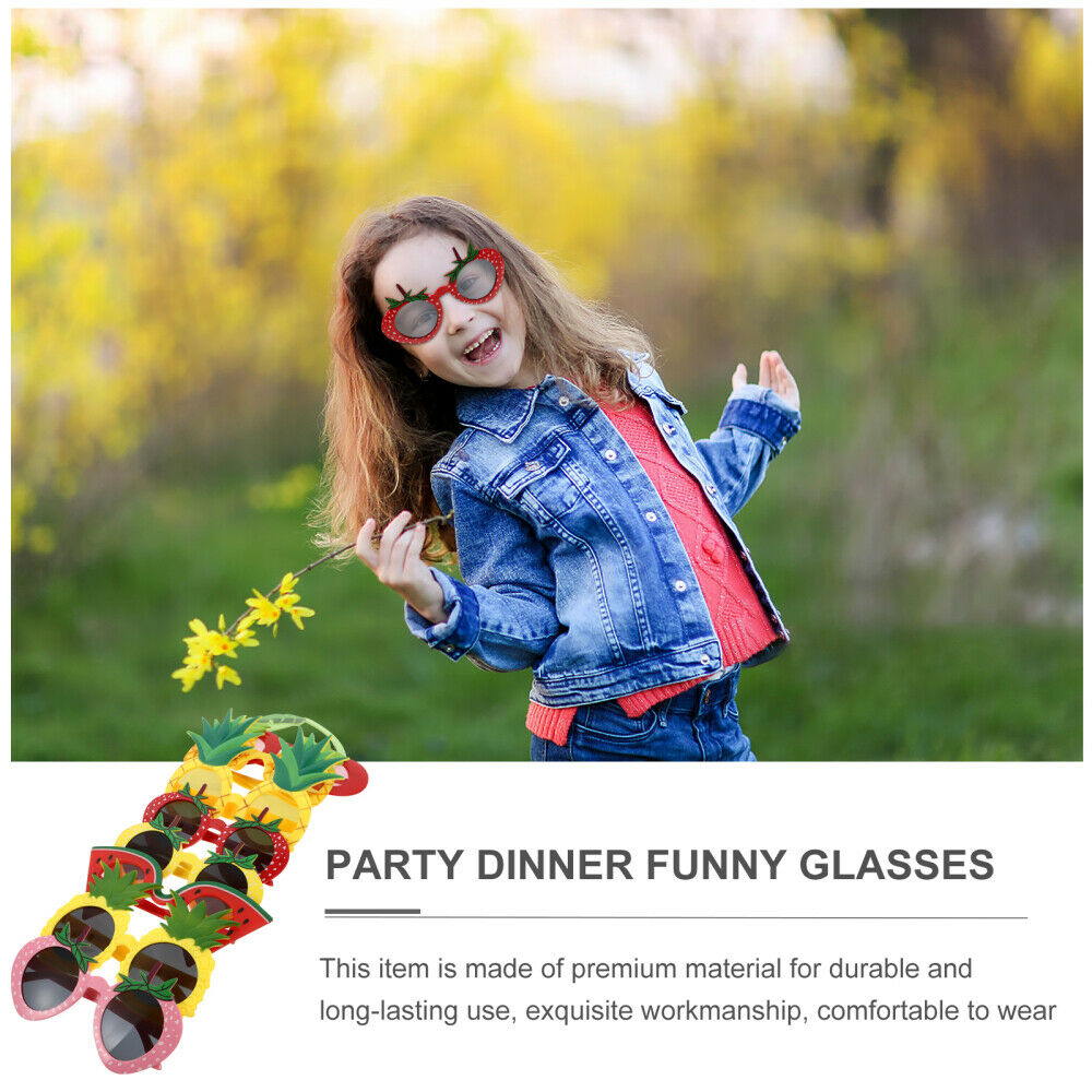 8pcs Party Eyeglasses Fruit Shape Creative Adorable Beach Sunglasses - Fresh Stock Dated October 2025