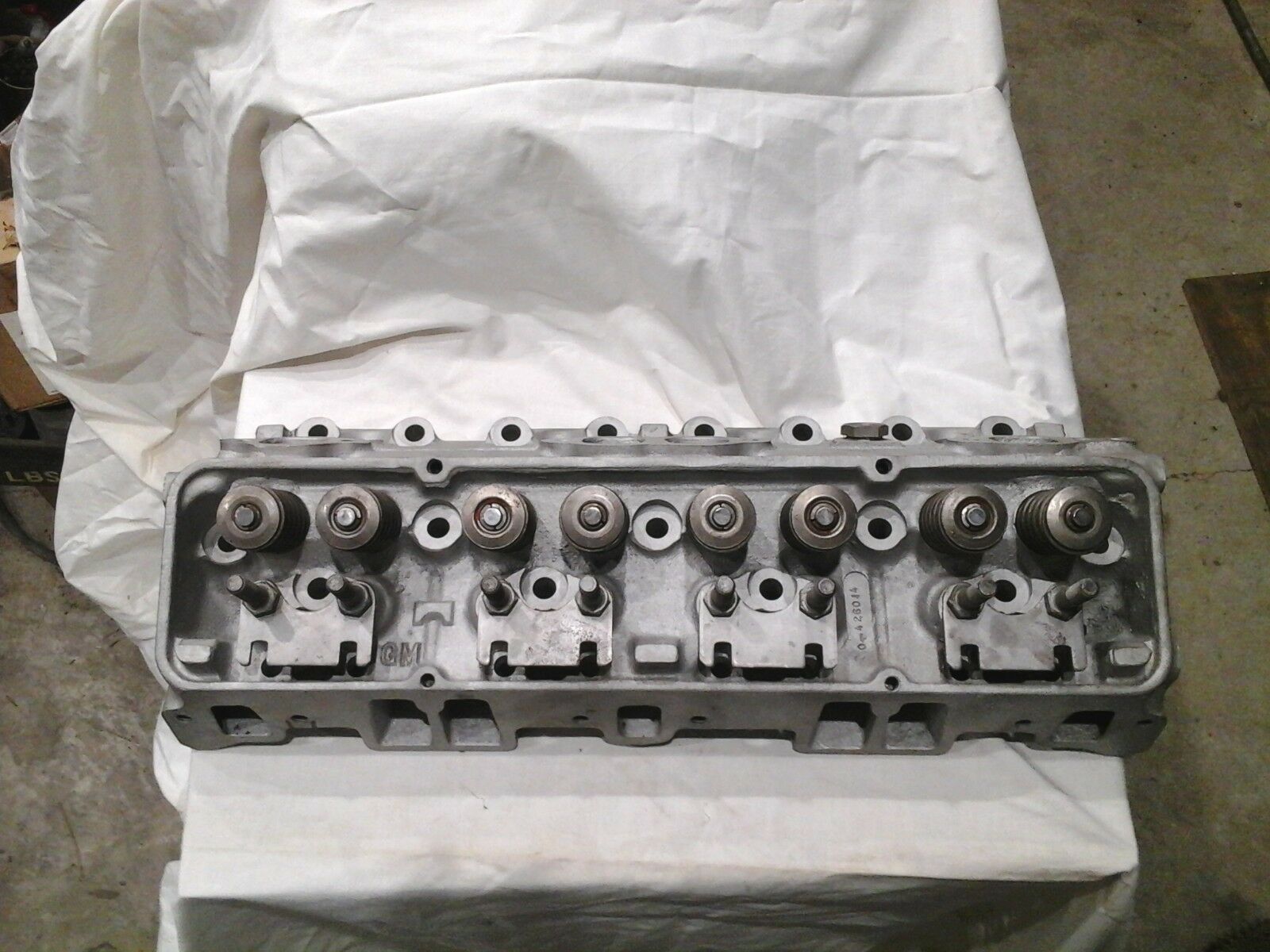 Pair GM Chevrolet SBC Vintage Aluminum Cylinder Heads - Fresh Stock Dated October 2025