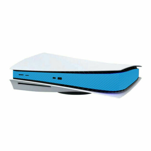 Sticker Wrap FOR PS5 COLOURS CENTRE PANEL VARIOUS Decal Vinyl Skin CARBON - Fresh Stock Dated October 2025