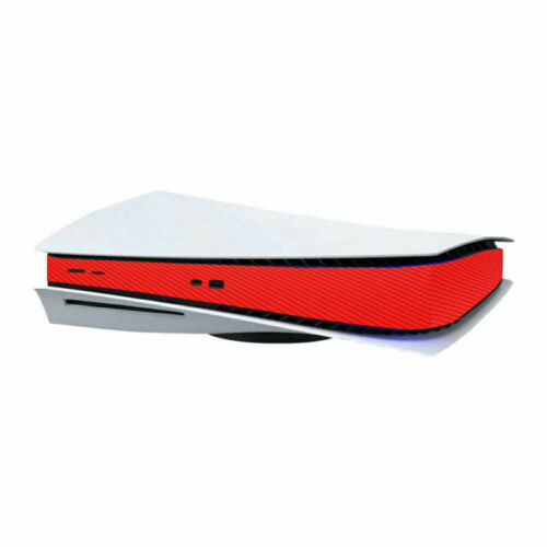 Sticker Wrap FOR PS5 COLOURS CENTRE PANEL VARIOUS Decal Vinyl Skin CARBON - Fresh Stock Dated October 2025