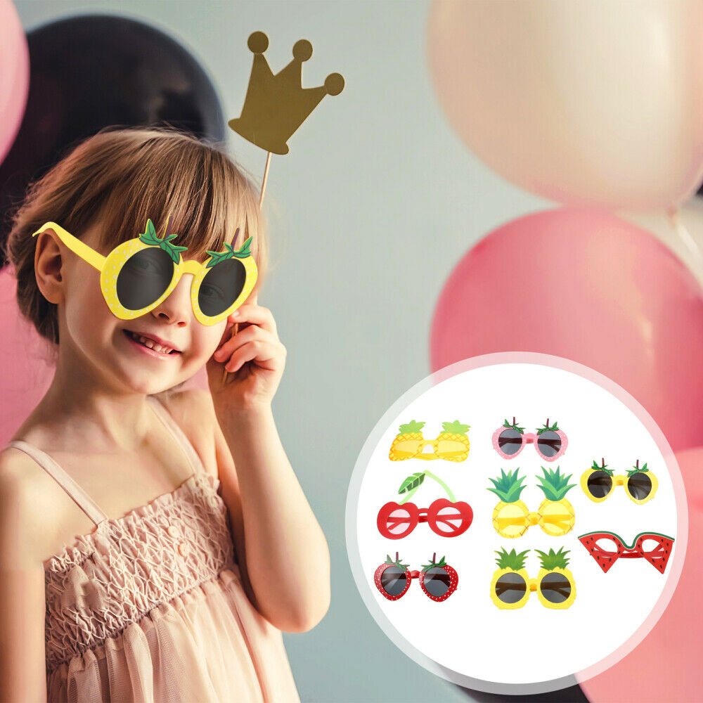 8pcs Party Eyeglasses Fruit Shape Creative Adorable Beach Sunglasses - Fresh Stock Dated October 2025
