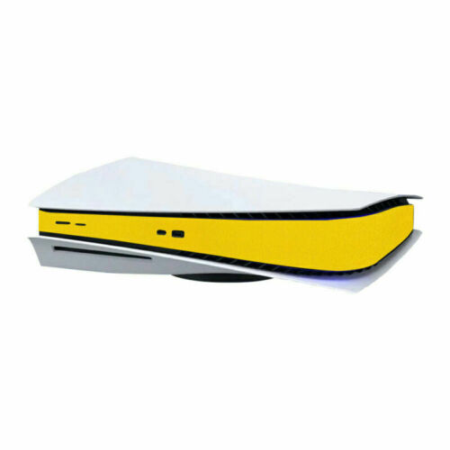 Sticker Wrap FOR PS5 COLOURS CENTRE PANEL VARIOUS Decal Vinyl Skin CARBON - Fresh Stock Dated October 2025