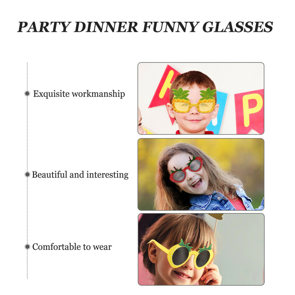 8pcs Party Eyeglasses Fruit Shape Creative Adorable Beach Sunglasses - Fresh Stock Dated October 2025
