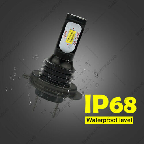 For Kawasaki KLR650 2008-2018 2PCS H7 LED Headlight Lights Bulbs Motorcycle Bike - Fresh Stock Dated October 2025