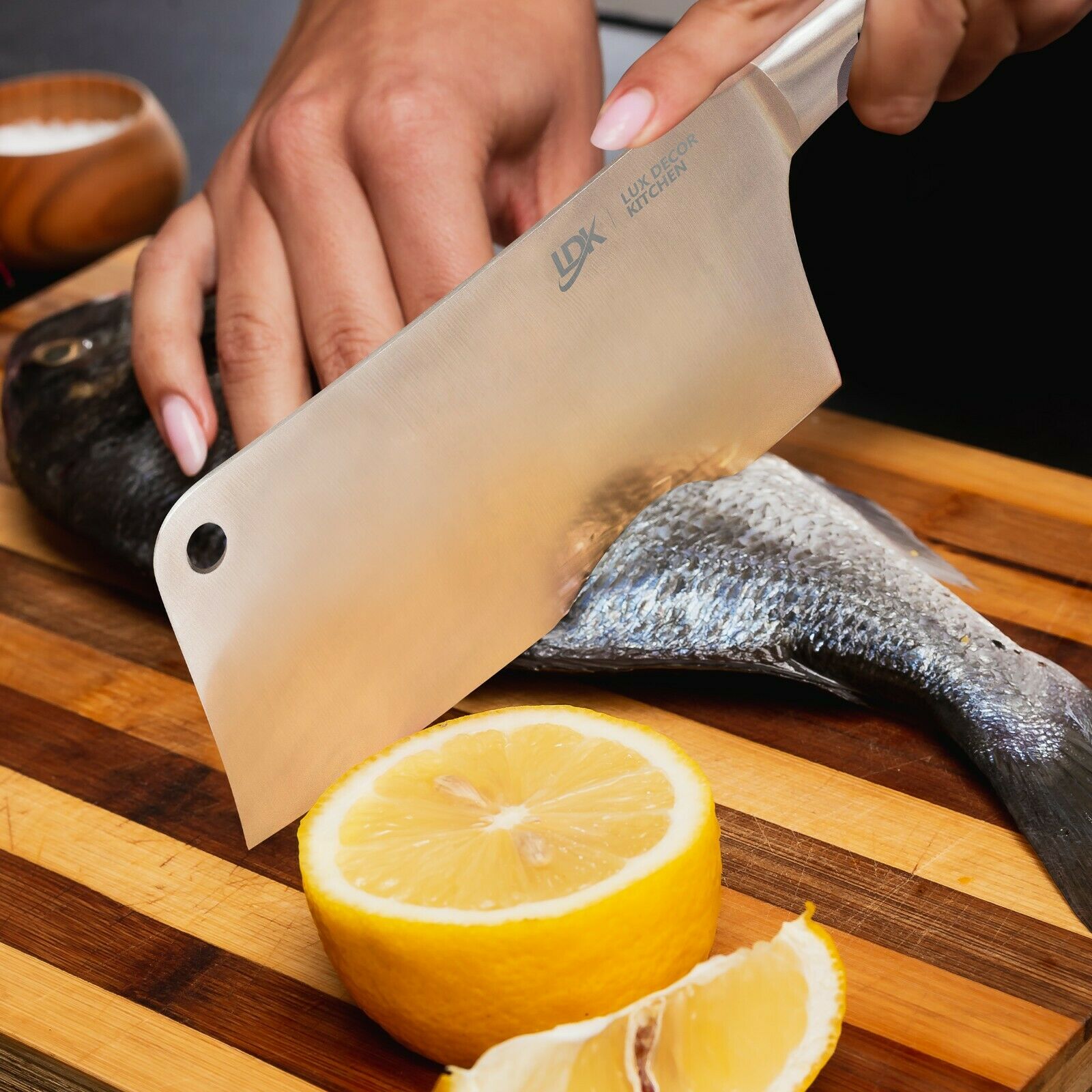 Butcher Knife Stainless Steel  Meat Cleaver 7