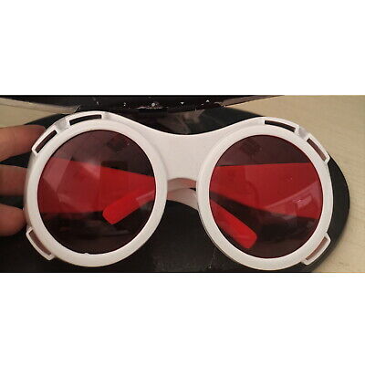 Television Room Glasses Willy Wonka Charlie Movie White Goggles Sunglasses TV - Fresh Stock Dated October 2025