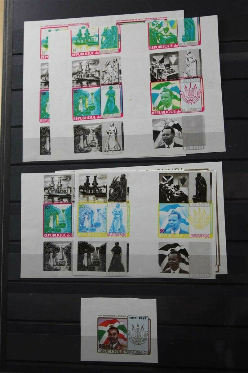 BURUNDI Stock of PROOFS Ex-Archive w/ Butterflies Stamp Collection - Fresh Stock Dated October 2025
