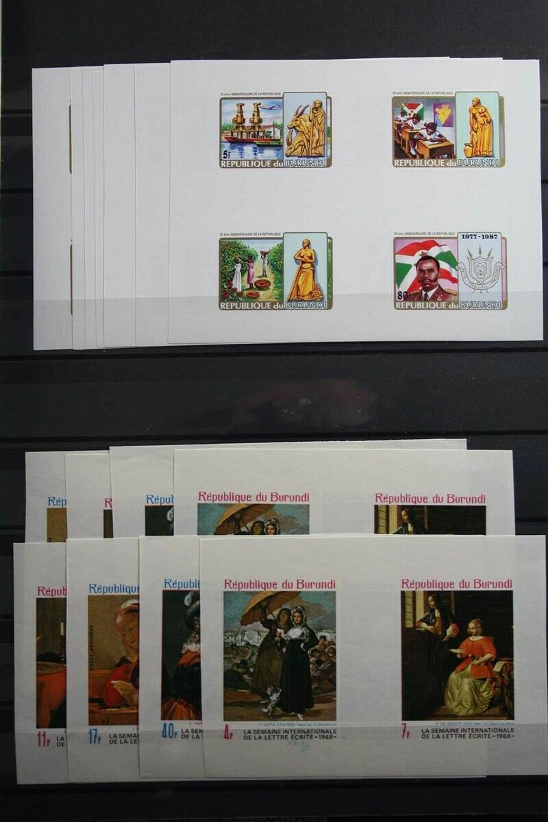 BURUNDI Stock of PROOFS Ex-Archive w/ Butterflies Stamp Collection - Fresh Stock Dated October 2025