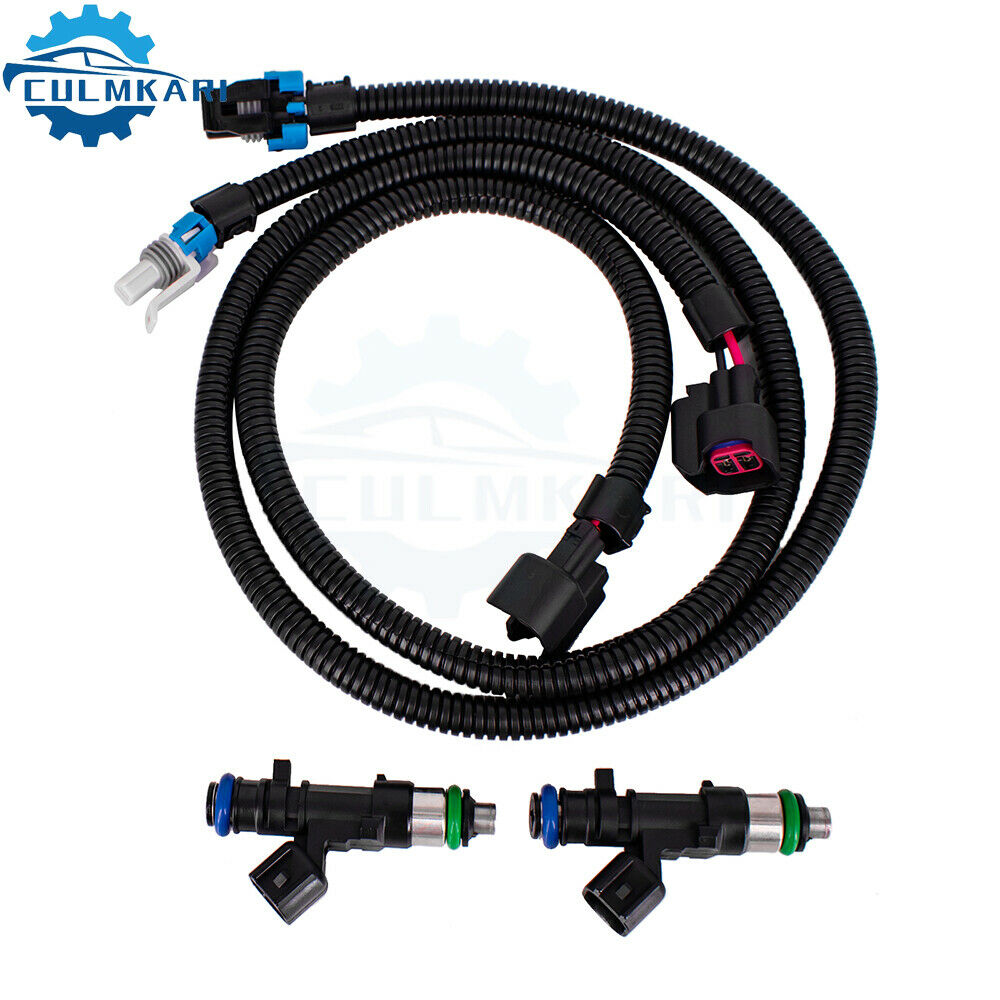 Polaris RZR Ranger 800 (2011-14) Fuel Injectors & Harness (PAIR) 1204318 1204319 - Fresh Stock Dated October 2025