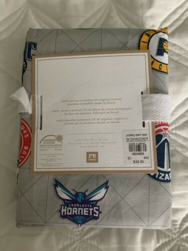 Pottery Barn Teen NBA Logo Pillowcases - New in Original Packaging - Fresh Stock Dated October 2025
