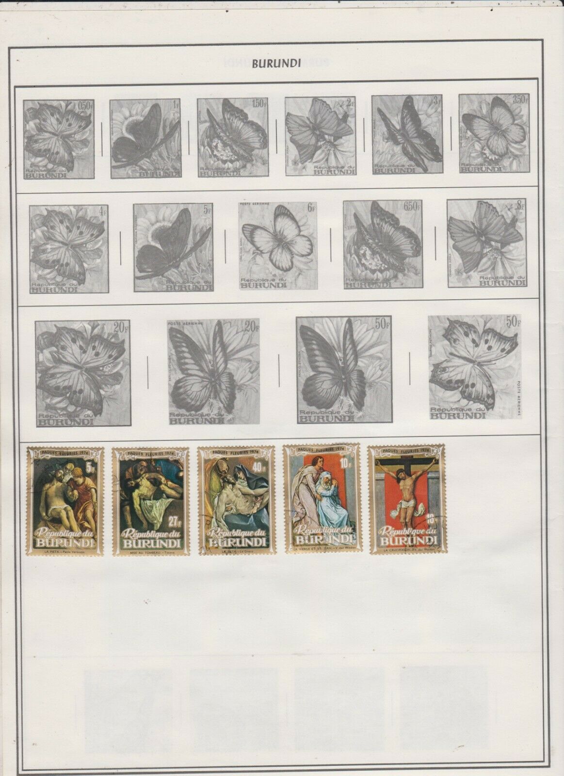 BURUNDI STAMPS LOT 162 - Fresh Stock Dated October 2025