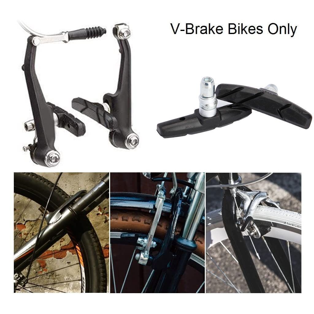 2/4pcs Mountain Bike BMX V Brake Blocks Bicycle Break Pad Shoes 3 Color Optional - Fresh Stock Dated October 2025