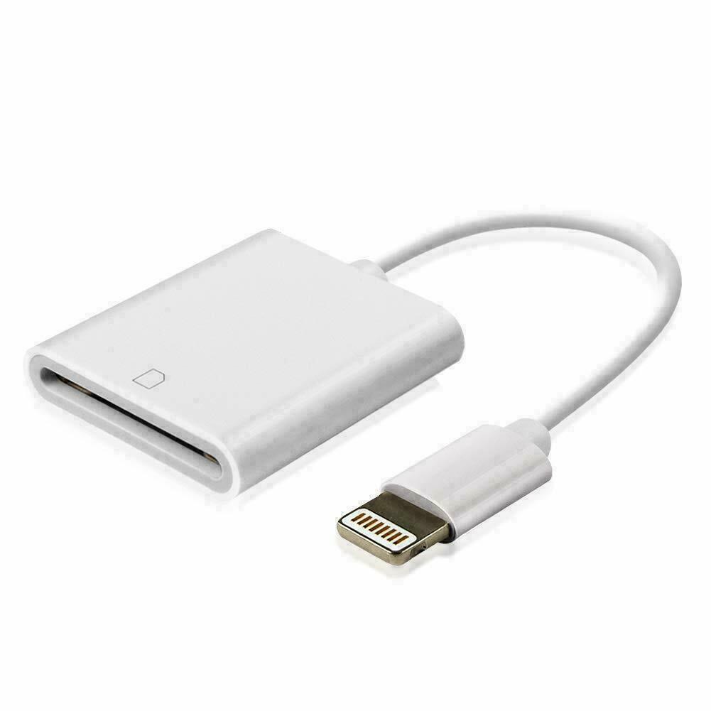 SD Card Adapter Camera Reader for iPad iPhone 6 6S 7 8 Plus 11 12 Pro X Xs Max - Fresh Stock Dated October 2025