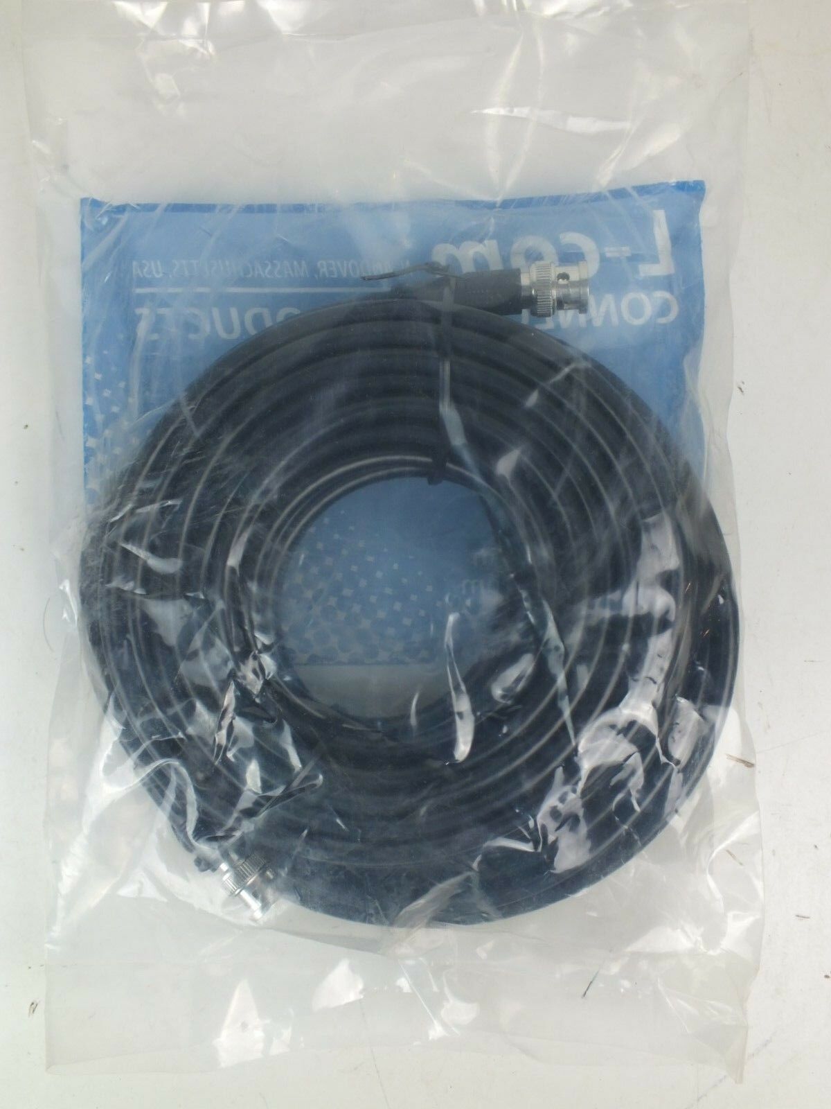 New L-COM CC59A-50 BNC Male Male 50 ft RG59A Coaxial Cable - Fresh Stock Dated October 2025