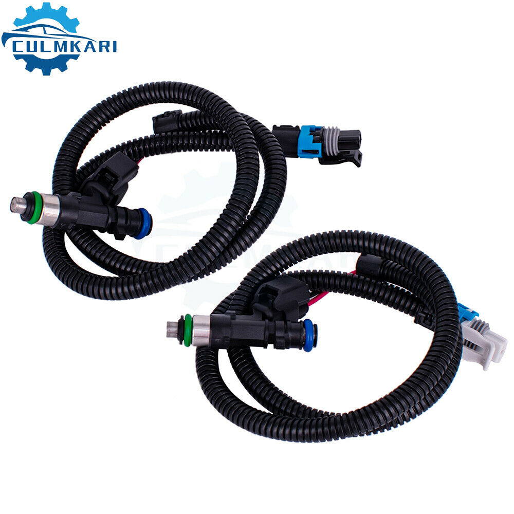 Polaris RZR Ranger 800 (2011-14) Fuel Injectors & Harness (PAIR) 1204318 1204319 - Fresh Stock Dated October 2025