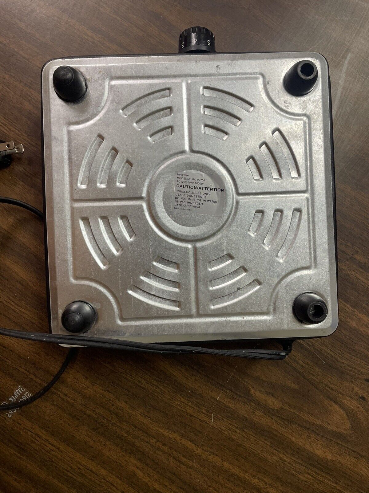 Portable Electric Single Burner Stove Hot Plate 1000W - Used But Works Great - Fresh Stock Dated October 2025