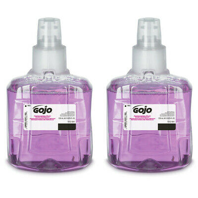 GOJO 191202CT 2-Pc/CT Plum 1200 mL Antibac Foam Wash Refill for LTX-12 DISP New - Fresh Stock Dated October 2025
