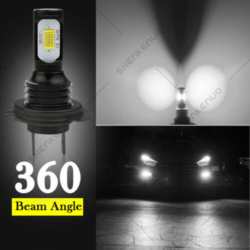 For Kawasaki KLR650 2008-2018 2PCS H7 LED Headlight Lights Bulbs Motorcycle Bike - Fresh Stock Dated October 2025